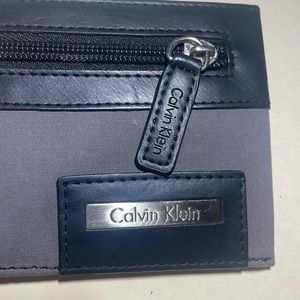 Black and Silver Calvin Klein wallet
